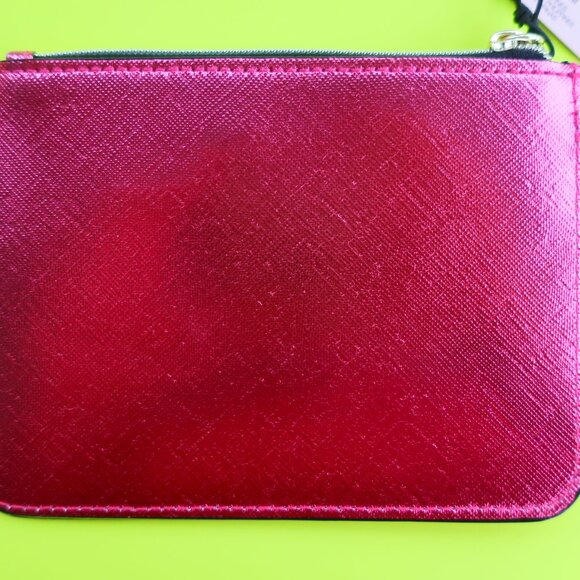 Victoria's Secret Pink Bling Card Case Key Chain Small Wallet - Picture 5 of 6